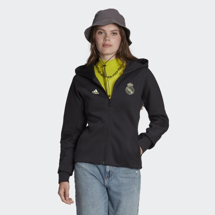 Jaqueta Adidas Real Madrid Hino Preto