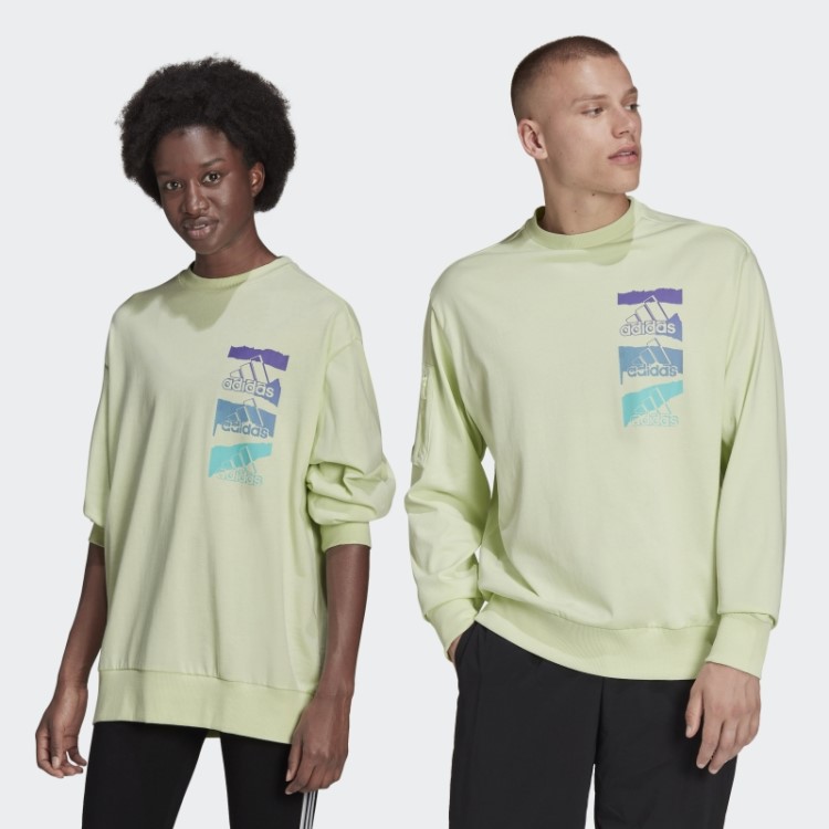Moletom Adidas Lime Essentials Brandlove (gênero Neutro)