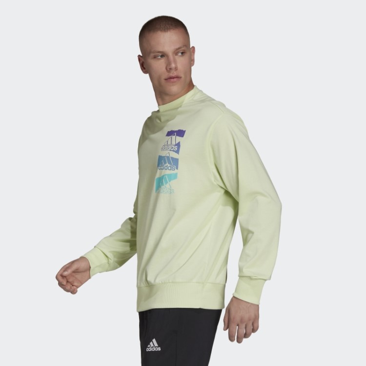 Moletom Adidas Lime Essentials Brandlove (gênero Neutro)