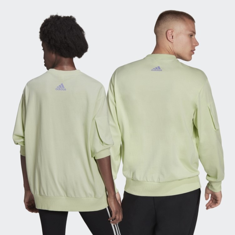 Moletom Adidas Lime Essentials Brandlove (gênero Neutro)