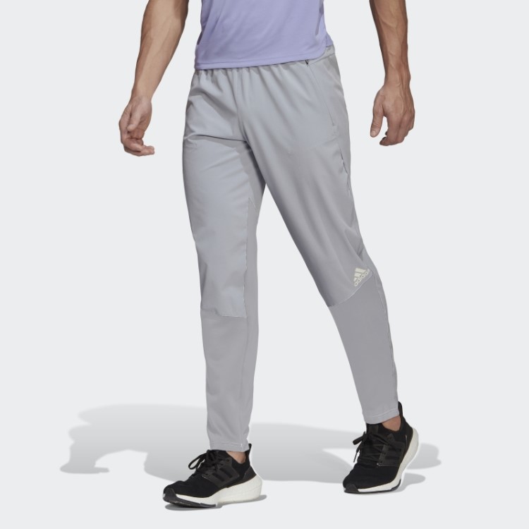 Calças De Treino Adidas Prateadas