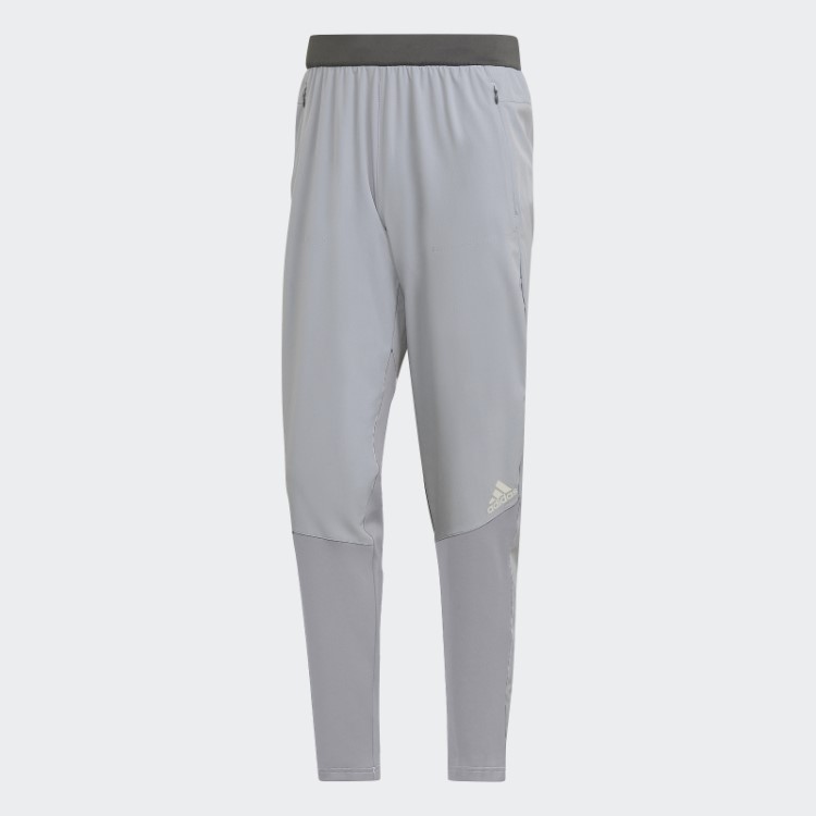 Calças De Treino Adidas Prateadas