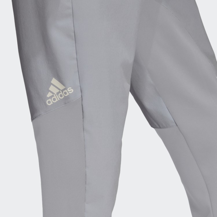 Calças De Treino Adidas Prateadas