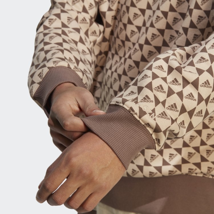 Moletom Adidas All Szn X Logomania Bege