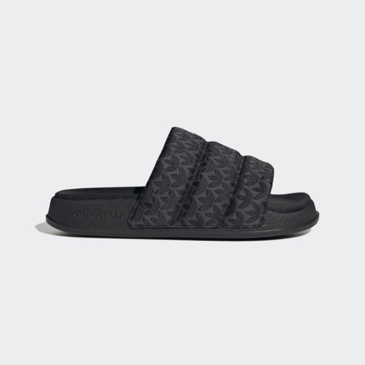 Slides Essenciais Adidas Adilette Pretos