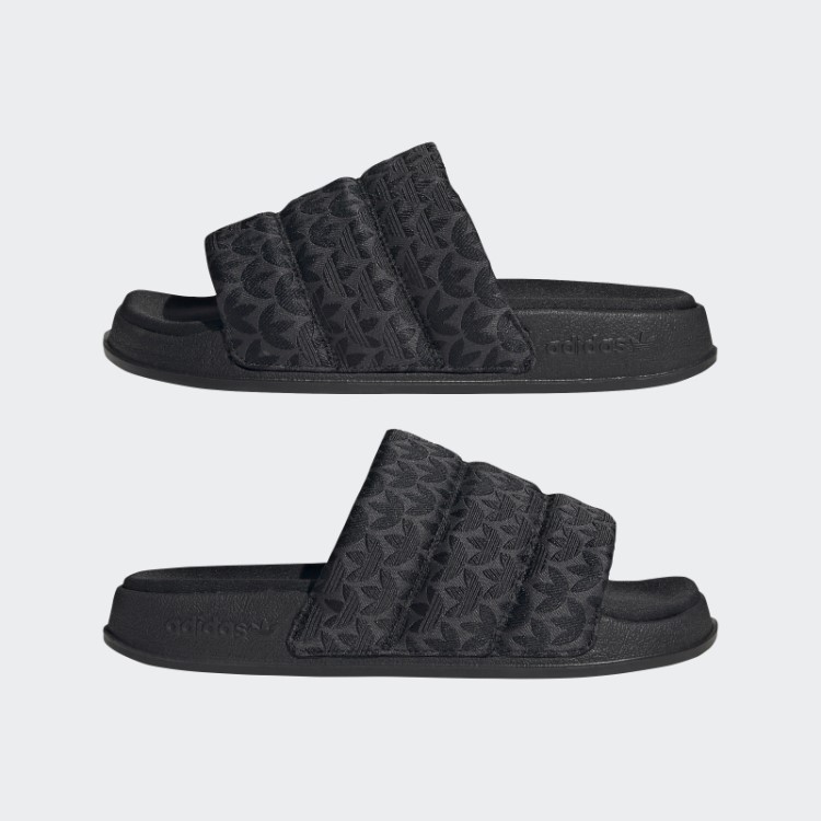 Slides Essenciais Adidas Adilette Pretos
