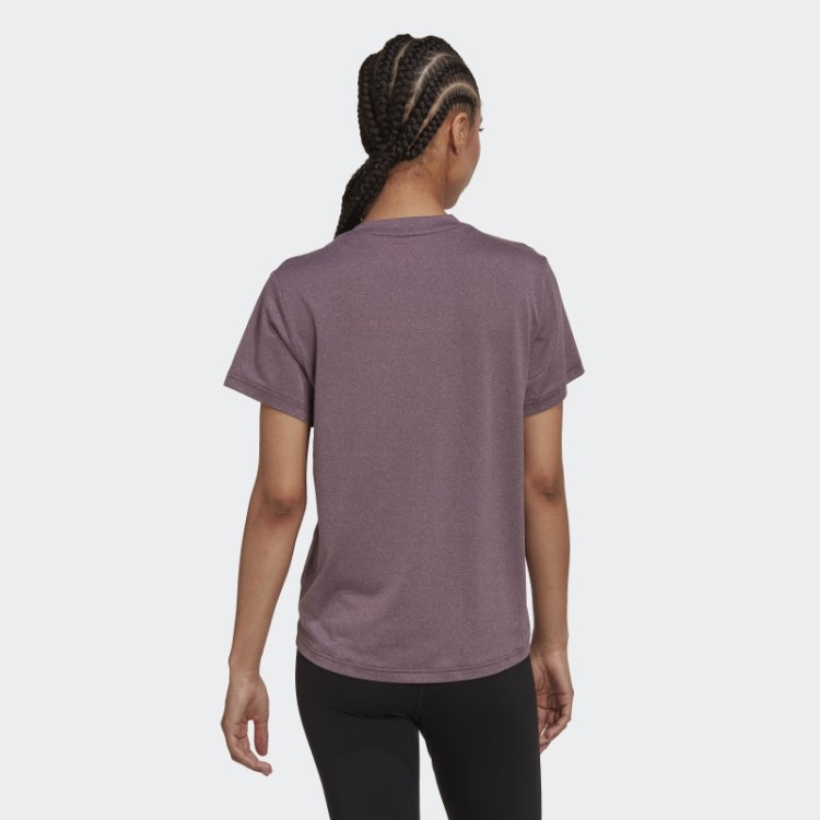 Adidas Marrom Aeroready Feita Para Treinar Camiseta Mínima