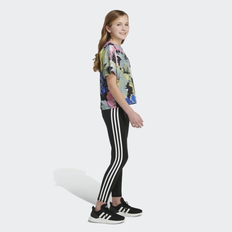 Camiseta Preta Oversized Com Estampa De Logo Adidas