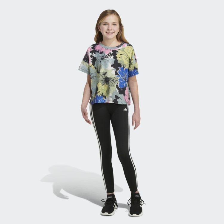 Camiseta Oversized Preta Adidas Com Estampa De Logo