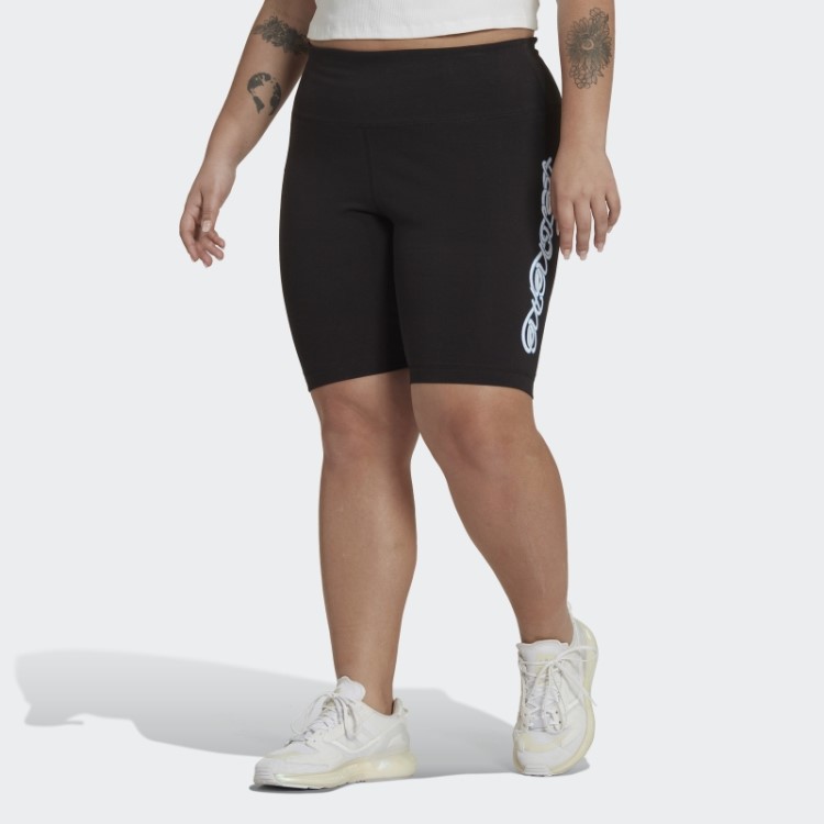 Bermuda Biker Preta (tamanho Grande) Adidas