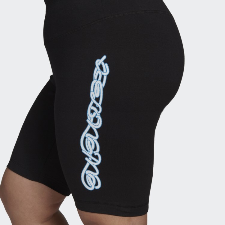 Bermuda Biker Preta (tamanho Grande) Adidas