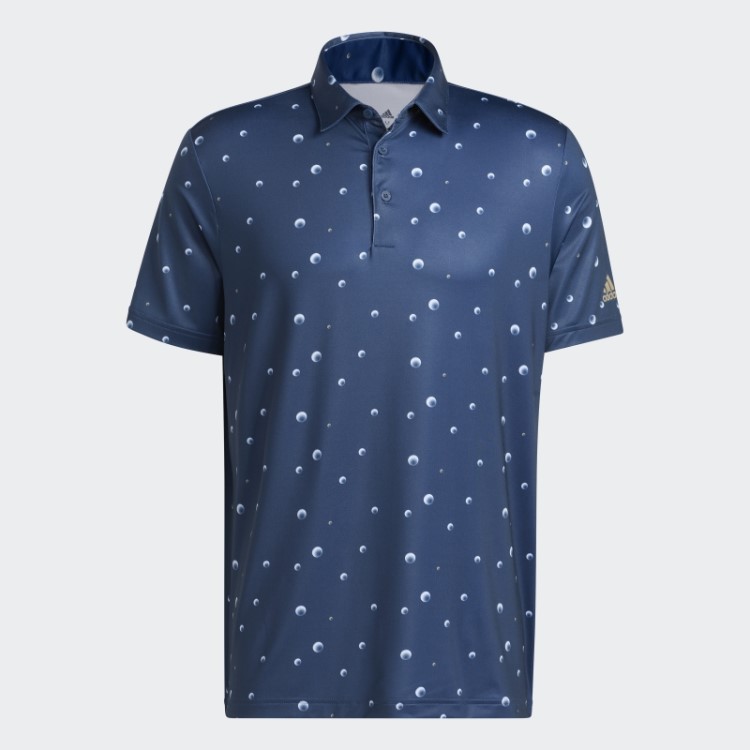 Camisa Polo Com Estampa Allover Azul Marinho Ultimate365 Adidas