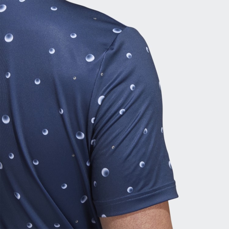 Adidas Ultimate365 Camisa Polo Com Estampa Allover Azul Marinho
