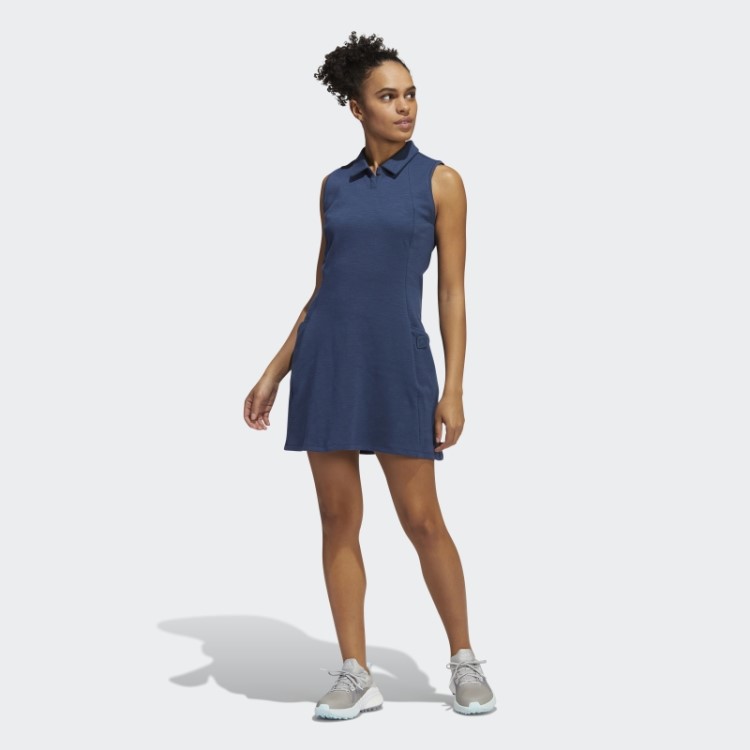 Vestido De Golfe Azul Marinho Adidas