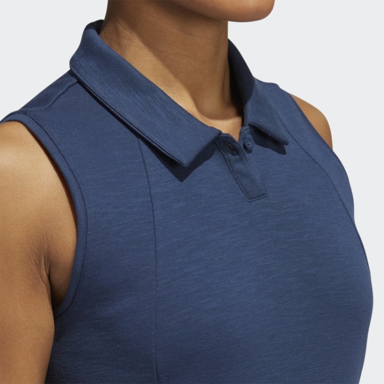Vestido De Golfe Azul Marinho Adidas