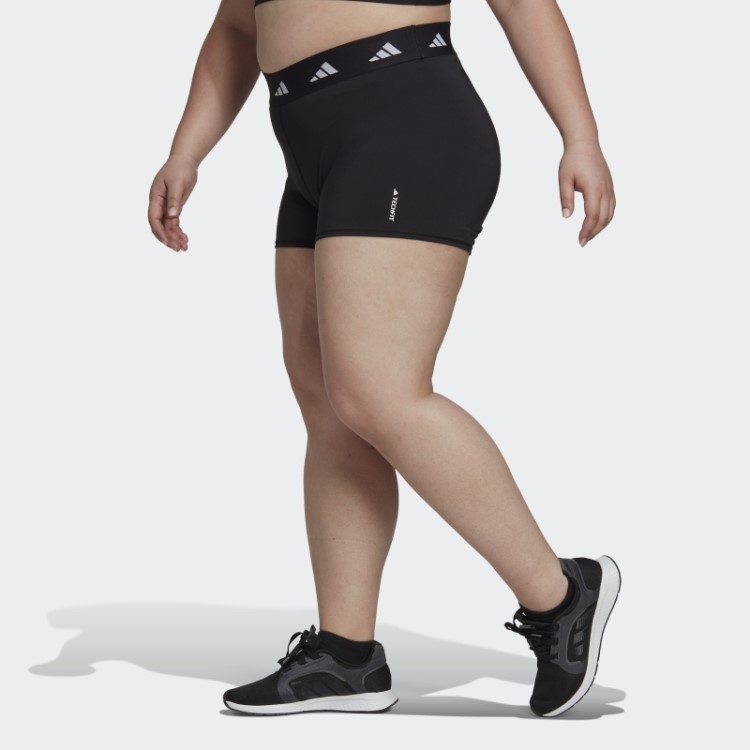 Leggings Curtas Techfit (tamanho Grande) Preto Adidas