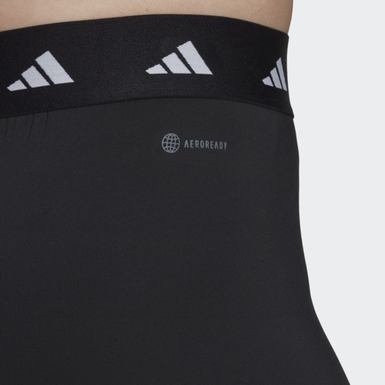Leggings Curtas Techfit (tamanho Grande) Preto Adidas
