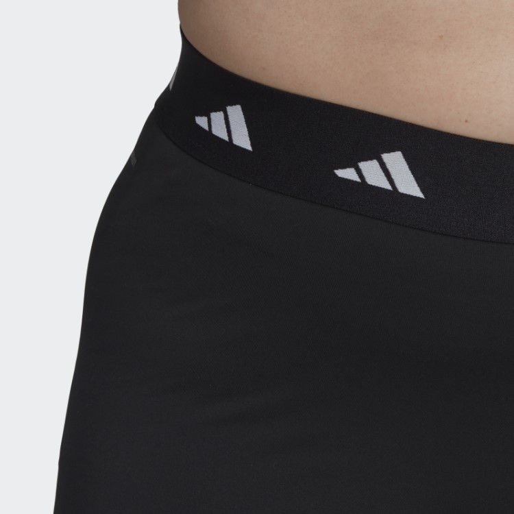Leggings Curtas Techfit (tamanho Grande) Preto Adidas