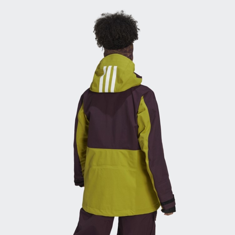 Terrex Jaqueta De Neve De Nylon Pós-consumo De 3 Camadas Adidas Marrom