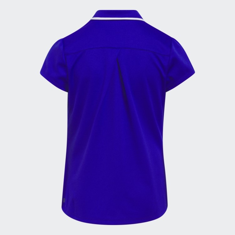 Elegante Camisa Polo Texturizada Azul Adidas