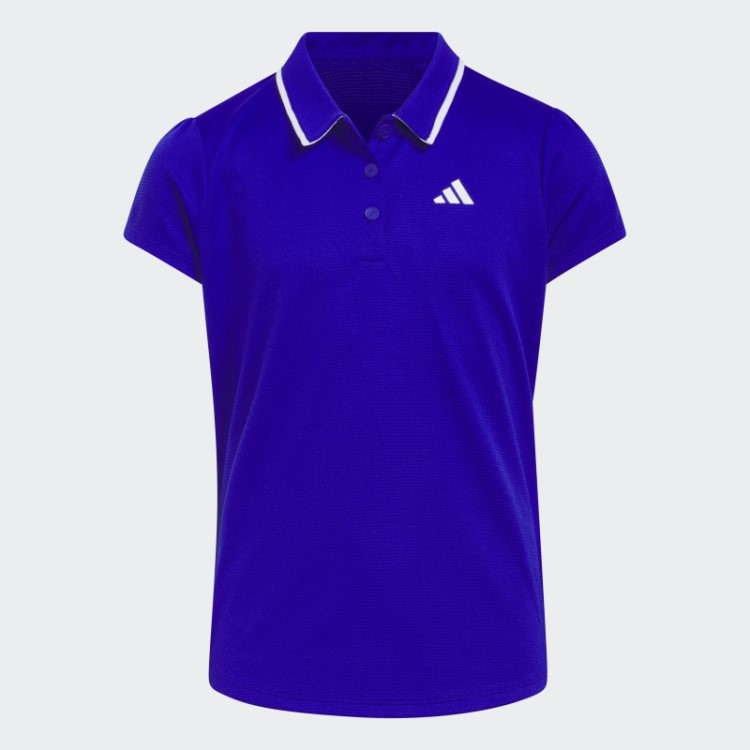 Camisa Polo Texturizada Azul Adidas Hot