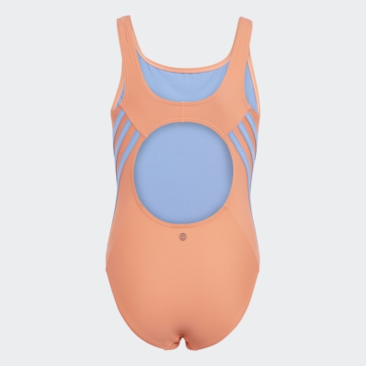 Fato De Banho Adidas Com As 3 Riscas Coral