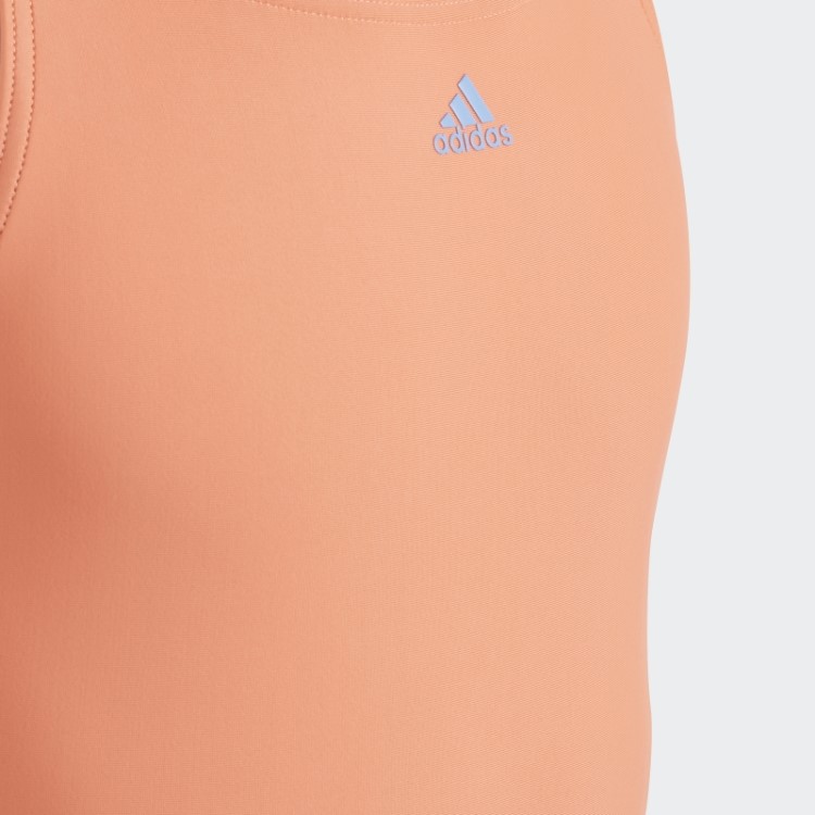 Fato De Banho Adidas Com As 3 Riscas Coral