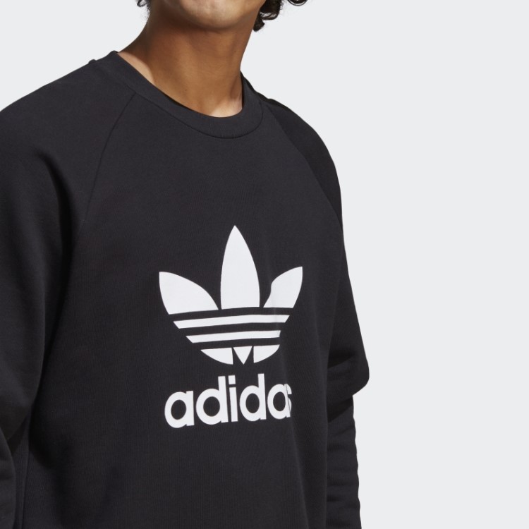 Moletom Gola Careca Adidas Adicolor Classics Preto