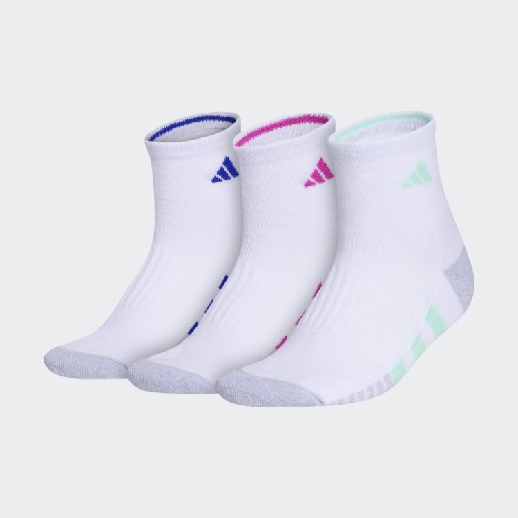 Meia Adidas Branca Acolchoada 3 Pares