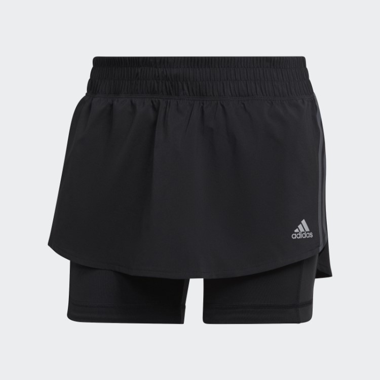 Saia De Corrida Com As 3 Riscas Preta Run Icons Da Adidas
