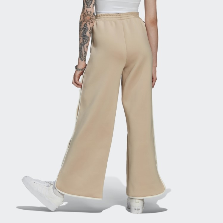 Calça Espaçadora Bege Com Detalhes De Amarração Adidas