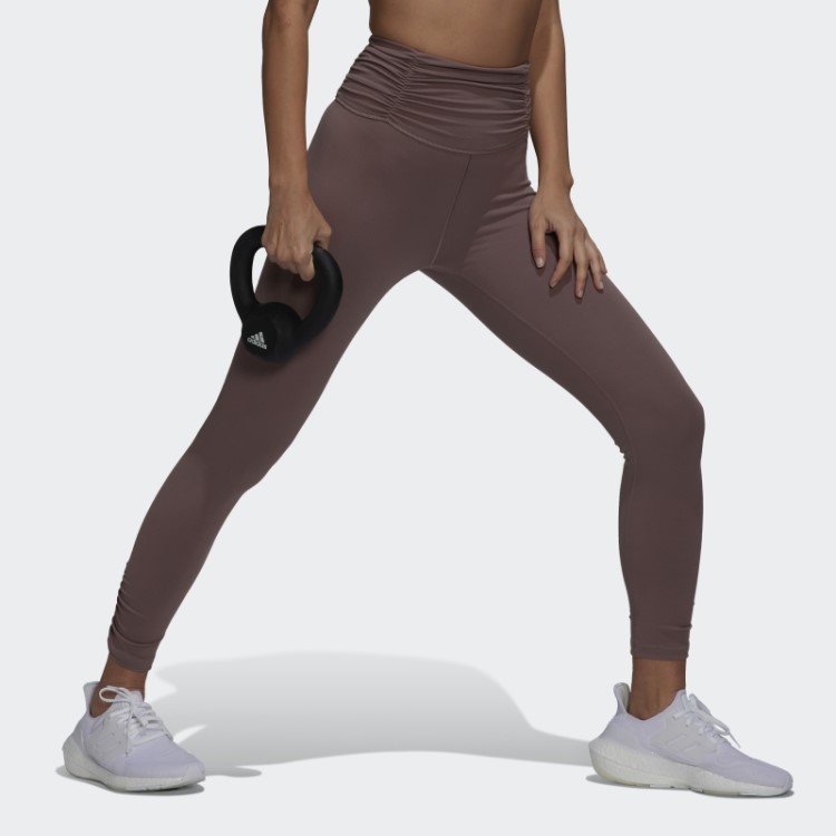 Estúdio De Ioga Roxo Reuniu Leggings 7/8 Adidas