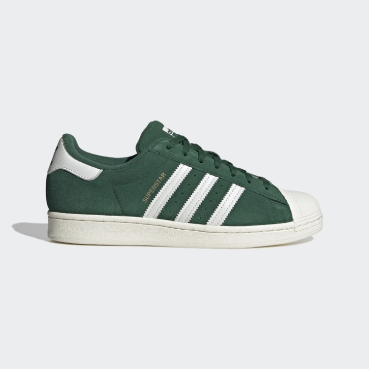 Sapatos Verdes Adidas Superstar Elegantes