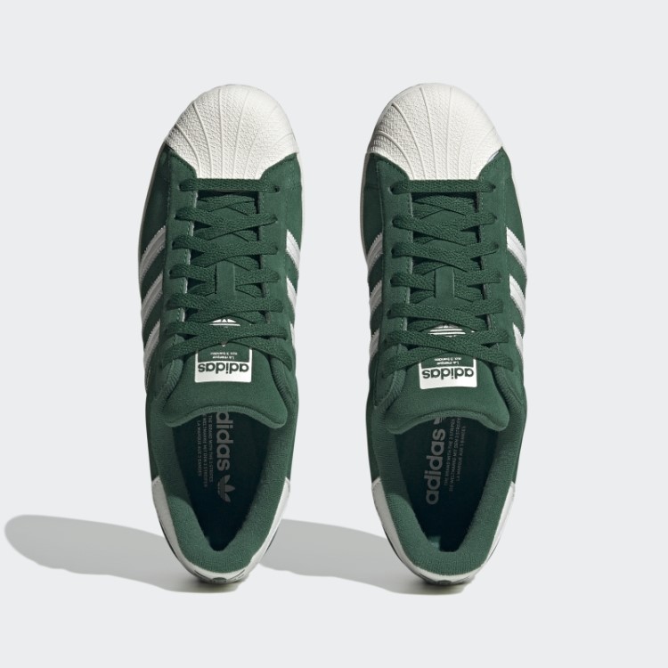 Sapatos Verdes Adidas Superstar Elegantes
