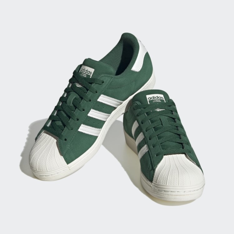 Sapatos Verdes Adidas Superstar Elegantes