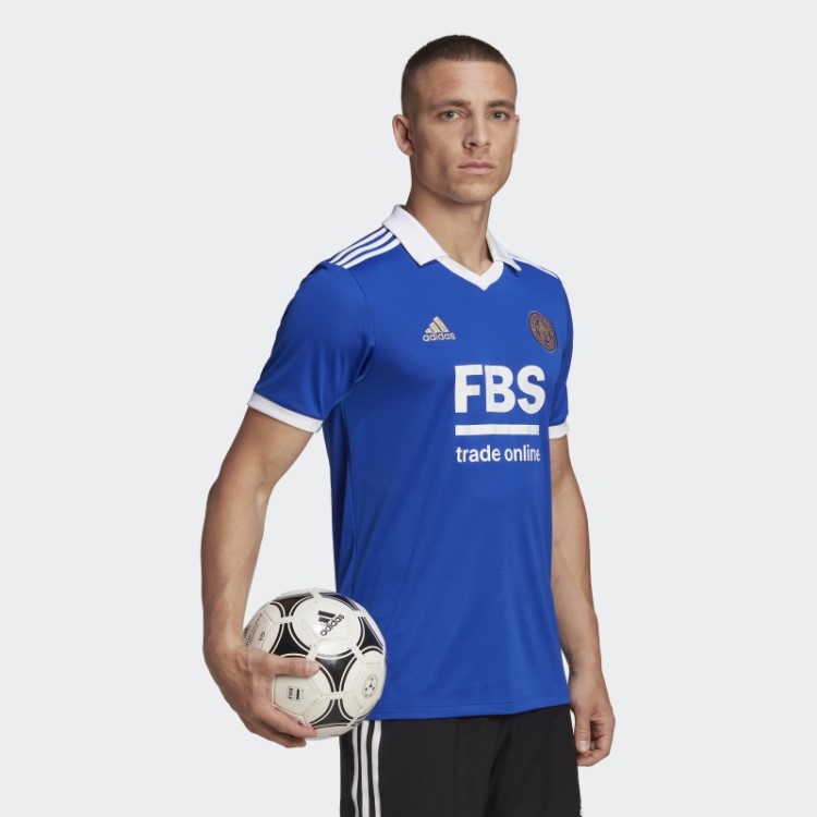 Camisa Principal Do Leicester City Fc 22/23 Adidas Bold Azul