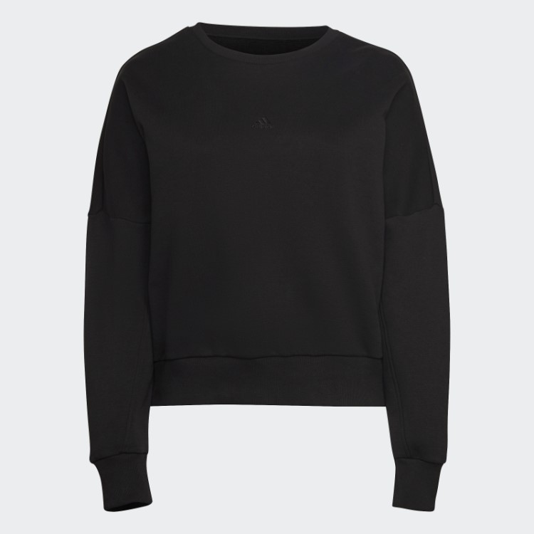 Moletom De Lã Adidas Preto All Szn (tamanho Grande)