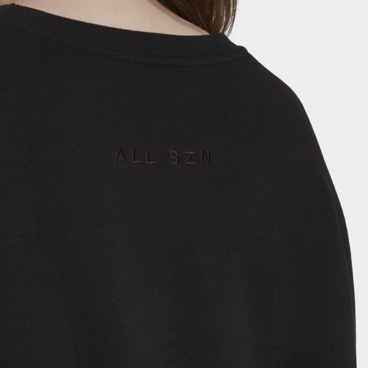 Moletom De Lã Adidas Preto All Szn (tamanho Grande)