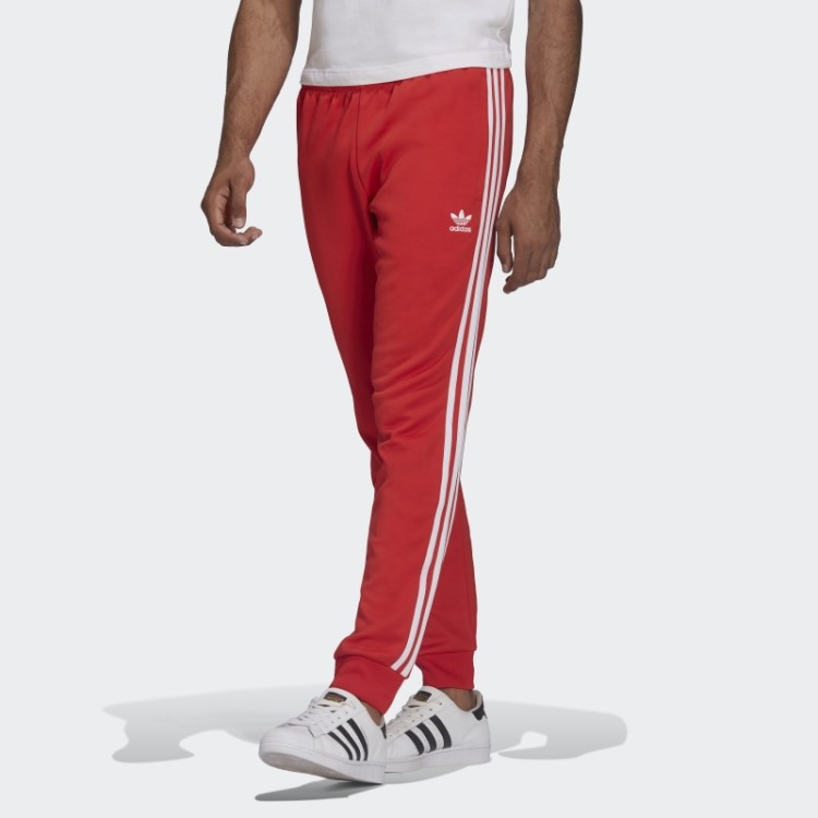 Calça Vermelha Adicolor Classics Primeblue Sst Adidas