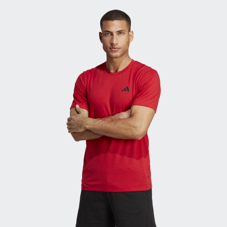Camiseta De Treino Escarlate Adidas Train Essentials Feelready