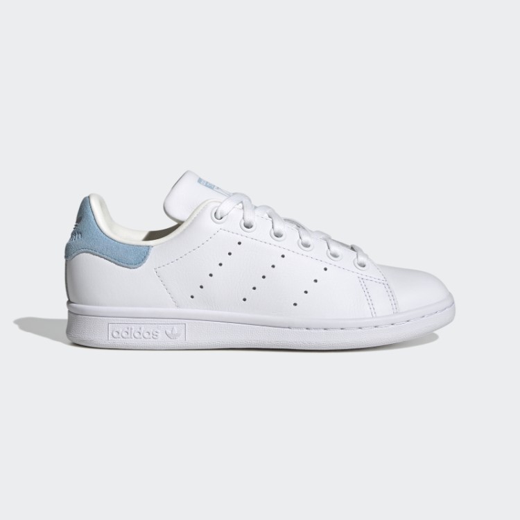 Elegantes Sapatos Azuis Adidas Stan Smith