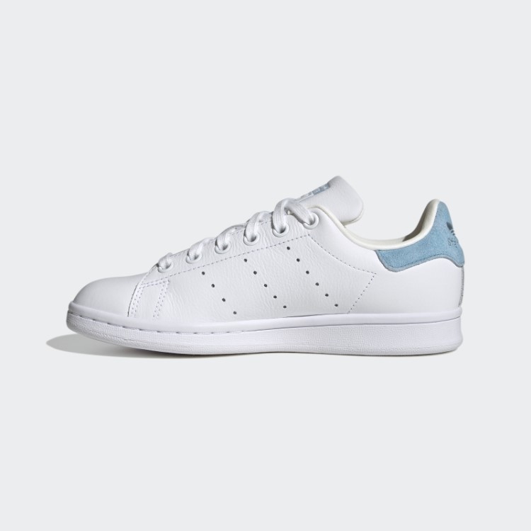 Elegantes Sapatos Azuis Adidas Stan Smith