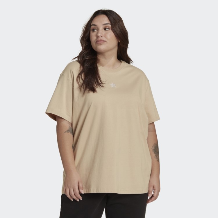Camiseta Adidas (plus Size) Bege