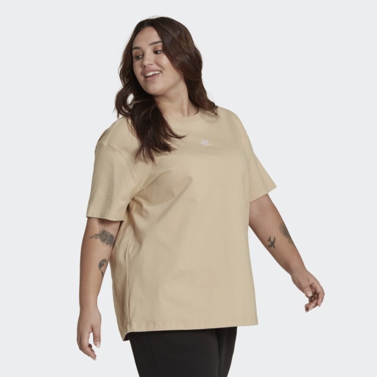 Camiseta Adidas (plus Size) Bege