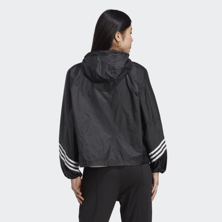Anoraque Com Capuz Preto Adidas Wind.rdy