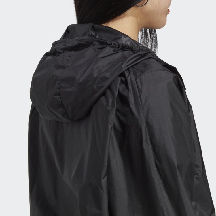 Anoraque Com Capuz Preto Adidas Wind.rdy