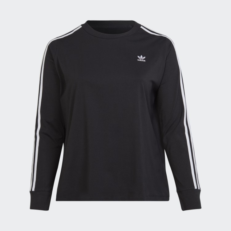Top De Manga Comprida Adidas Adicolor Classics Preto (tamanho Grande)