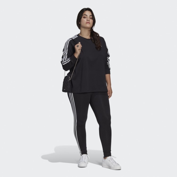 Top De Manga Comprida Adidas Adicolor Classics Preto (tamanho Grande)
