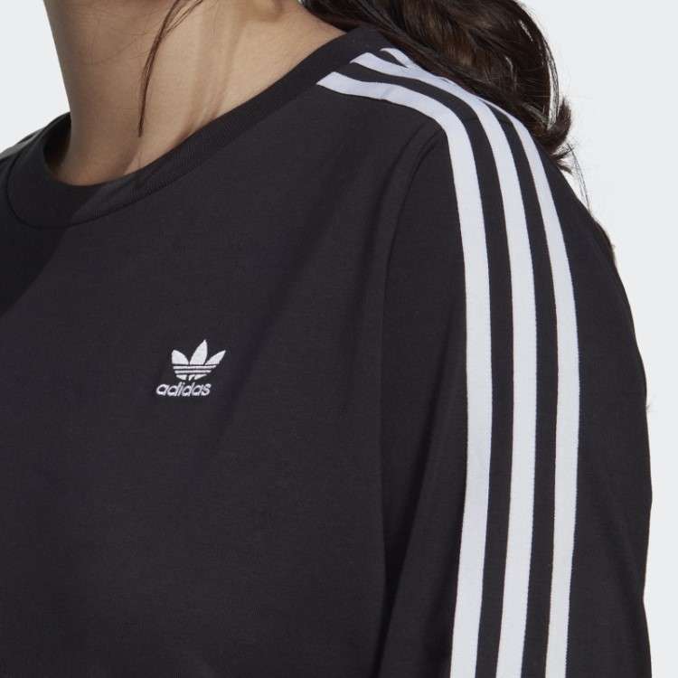 Top De Manga Comprida Adidas Adicolor Classics Preto (tamanho Grande)