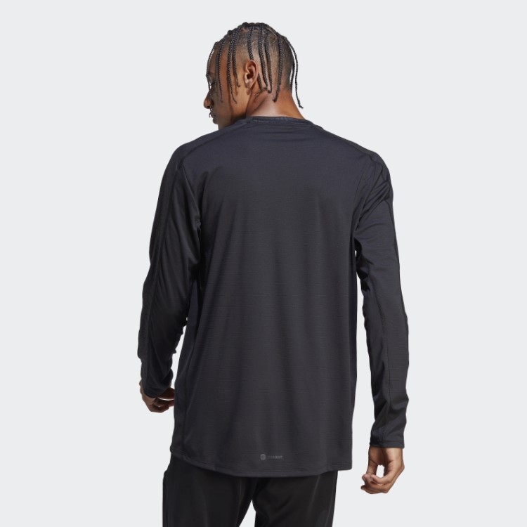 Top De Treino Manga Longa Com Estampa Pu Preto Adidas